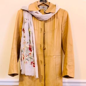 Vintage Buttery Soft Leather Trench